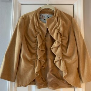 Anthropologie Tabitha Short Sweet Jacket 4 S Small